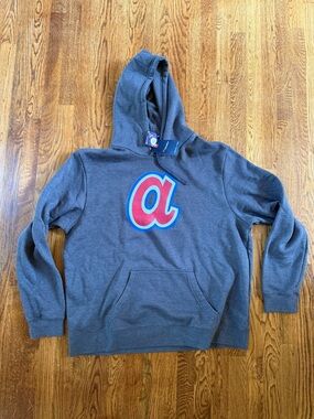 Fanatics MLB Men’s Atlanta Braves Cooperstown Hoodie - 2XL